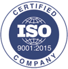 certificate ISO 9001:2015