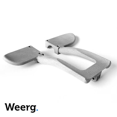 3D printing services_3D print online_Polypropylene PP_Grey unrefined_3D printed with HP MJF Multi Jet Fusion_by Weerg_004