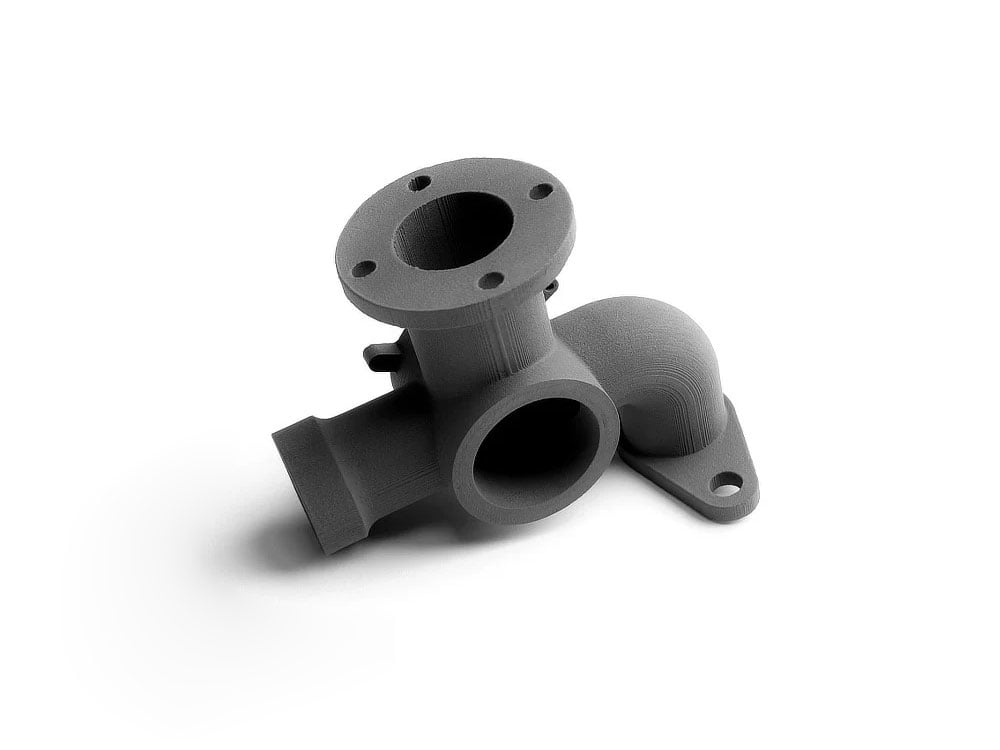 3D printed part in PEEK with Carbon Fibre