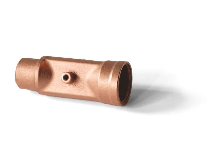 Copper C101 cnc machined sample part