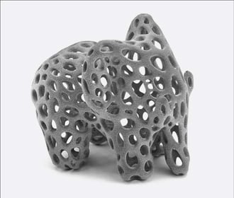 3D printed little elephant