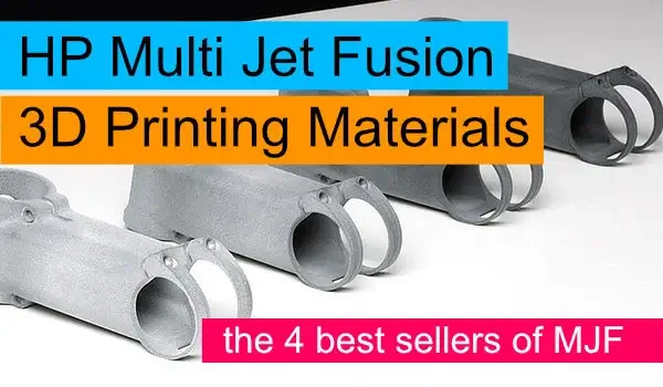 MJF (Multi jet fusion) gedruckte Materialien
