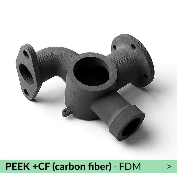 PEEK +CF (carbon fiber) FDM