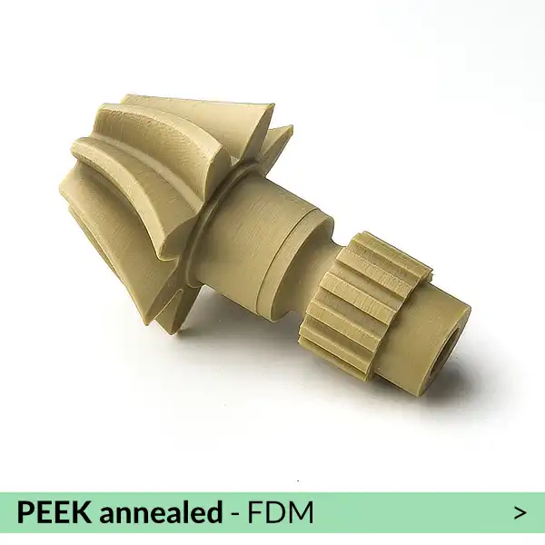 PEEK annealed FDM impression 3d en ligne