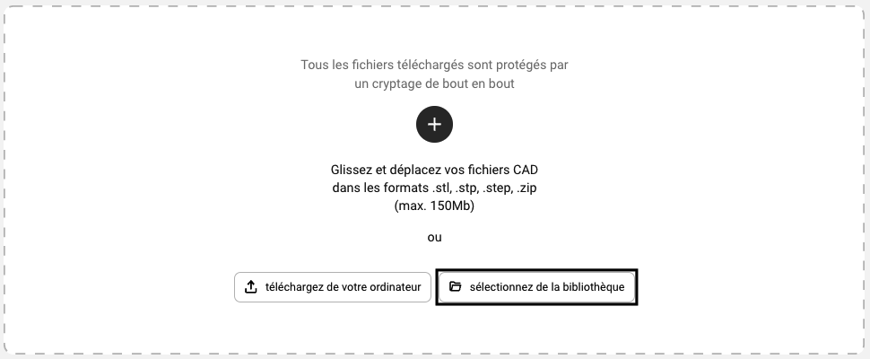 icône sélectionnez de votre bibliothèque
