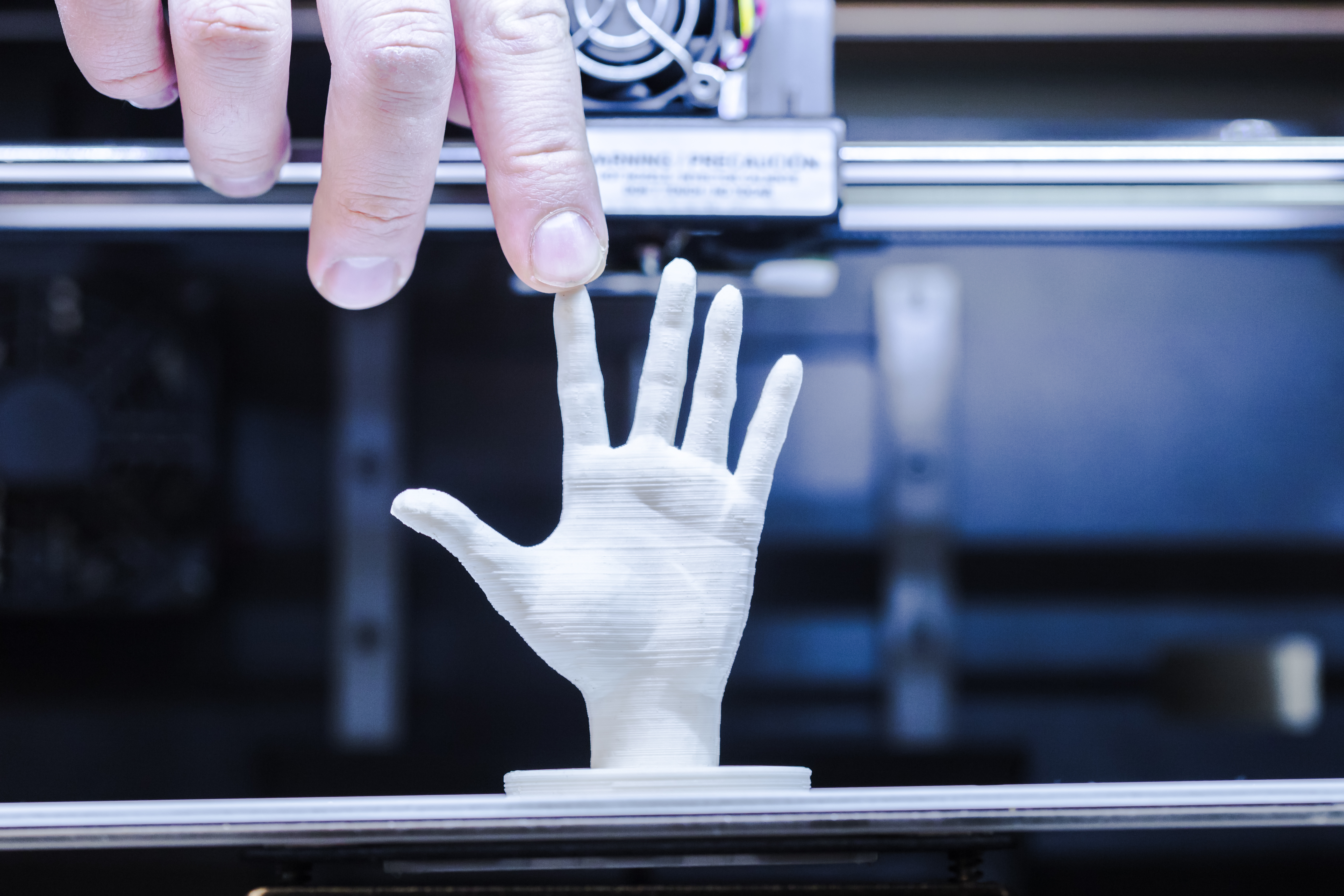 main imprimée en 3D
