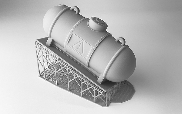 resin 3D printing example - Weerg